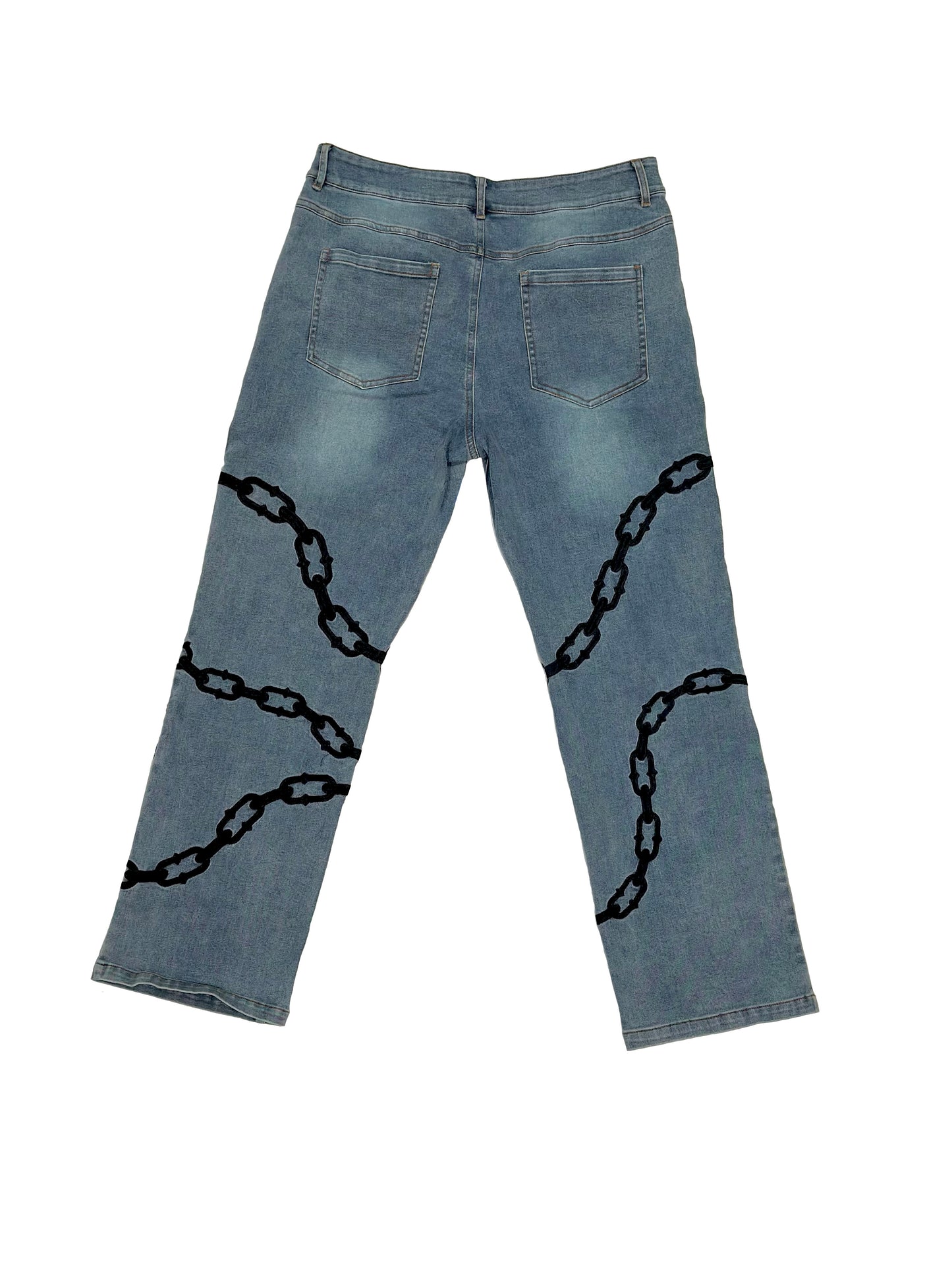 Hollow Chain Jeans